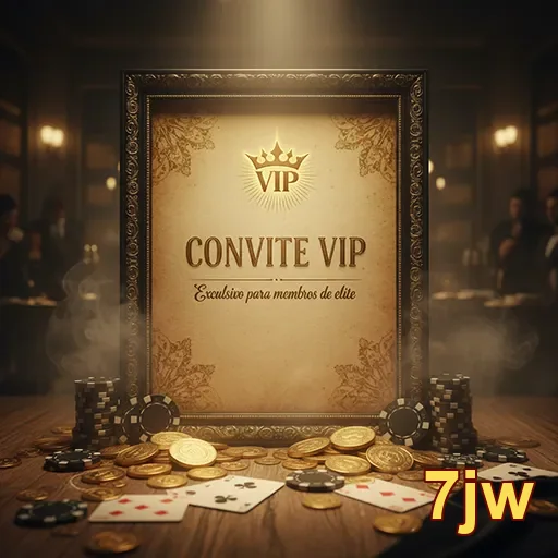 Convite VIP Elite da 7jw, com design sofisticado e detalhes elegantes.