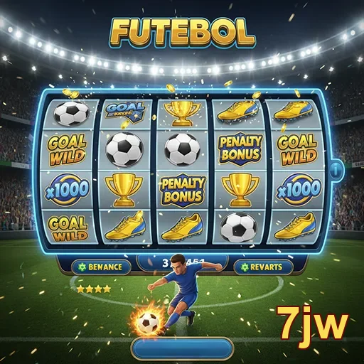 Imagem do jogo de slot de futebol disponível no 7jw, com gráficos vibrantes e temática esportiva.